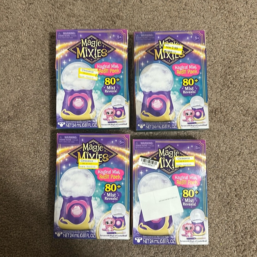 Magic Mixies refill FOUR PACKS
